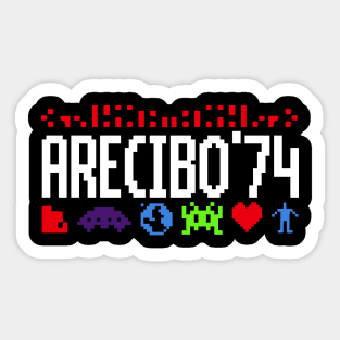 Arecibo'74 Sticker